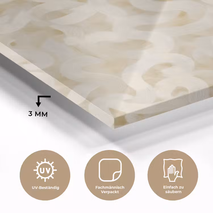 Abstract - Lijnen - Beige plexiglas 5mm klein 11 -wsfeer2_DE
