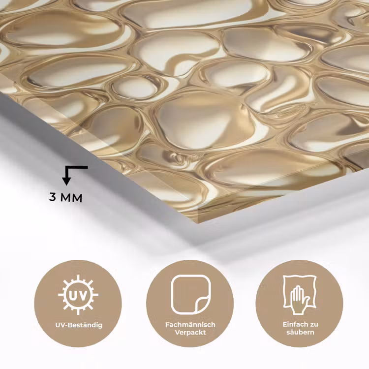 Abstract - Modern - Goud plexiglas 5mm klein 11 -wsfeer2_DE