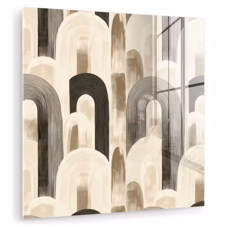 Abstract - Patroon - Bogen plexiglas 5mm klein 11 -zzzproduct_nieuw