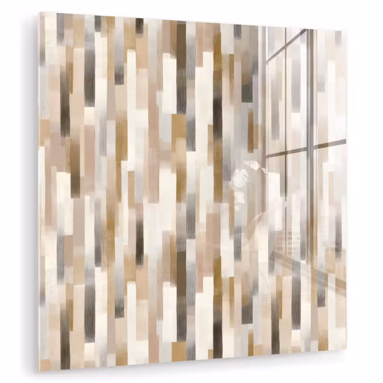 Abstract - Patroon - Kwaststreken plexiglas 5mm klein 11 -zzzproduct_nieuw