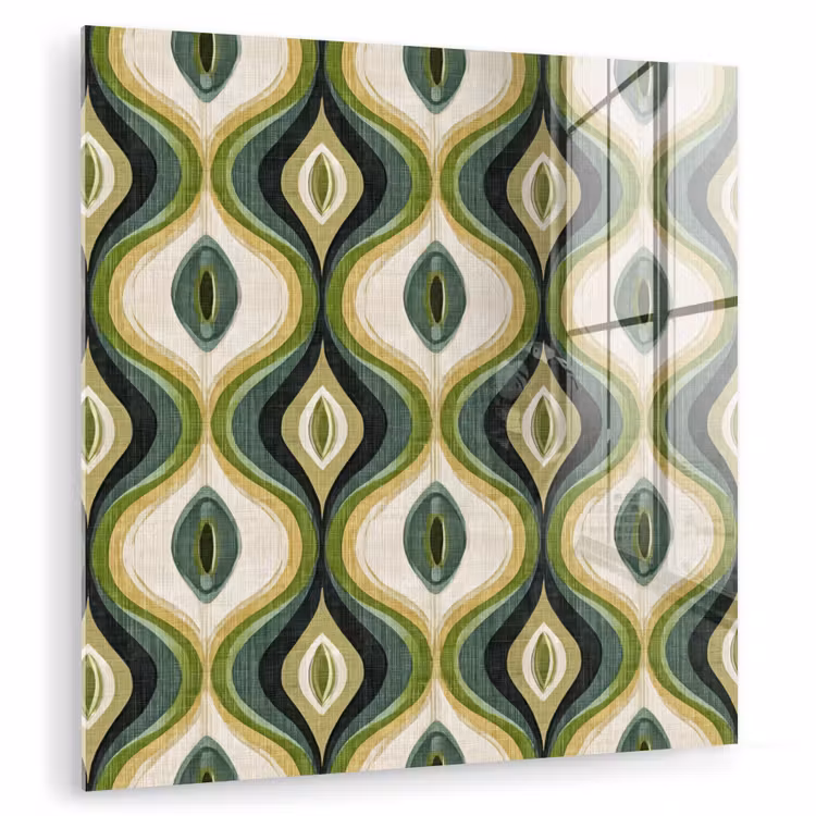 Abstract - Ritmisch - Groen plexiglas 5mm klein 11 -zzzproduct_nieuw