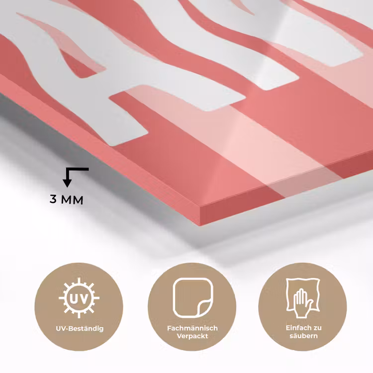 Amor - Strepen - Rood - Roze plexiglas 5mm klein -wsfeer2_DE