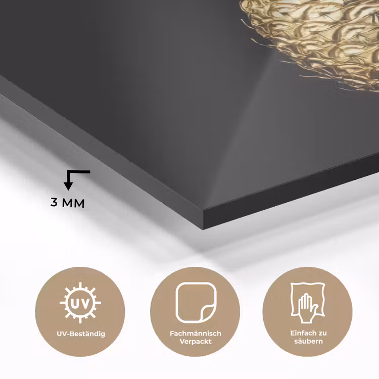 Ananas - Zwart - Goud - Luxe plexiglas 5mm klein -wsfeer2_DE