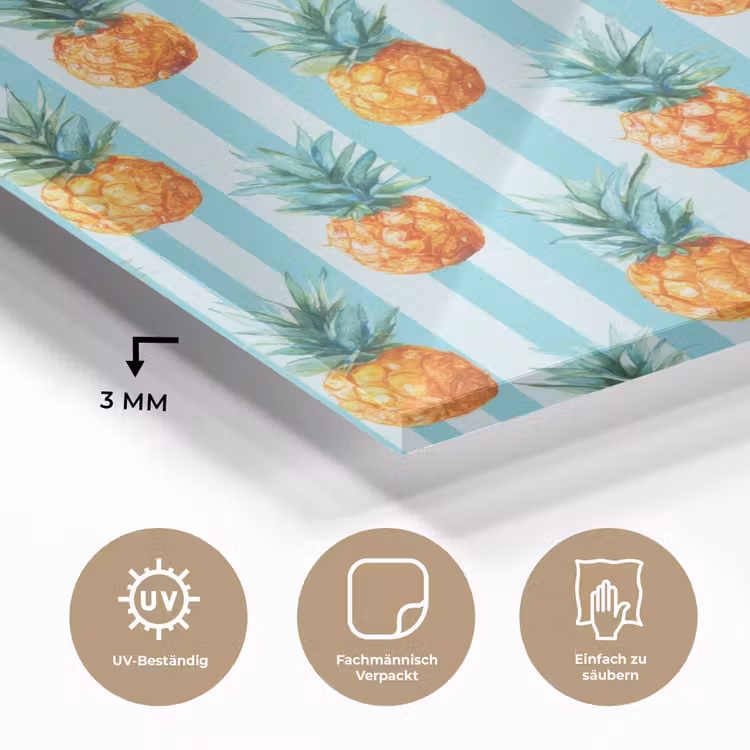 Ananas - Strepen - Groen plexiglas 5mm klein 11 -wsfeer2_DE