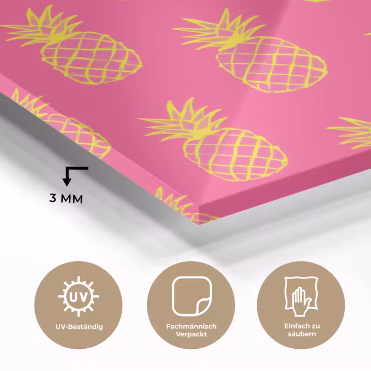 Ananas - Trendy - Roze plexiglas 5mm klein 11 -wsfeer2_DE