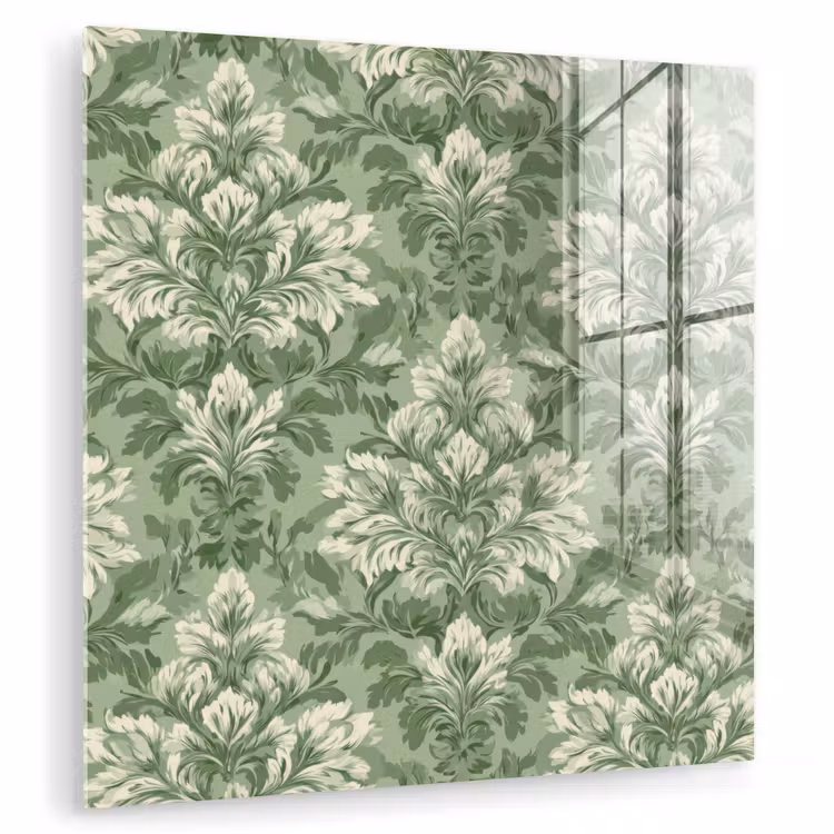 Sierlijk - Lichtgroen - Planten - Patroon - Getailleerd plexiglas 5mm klein 11 -zzzproduct_nieuw