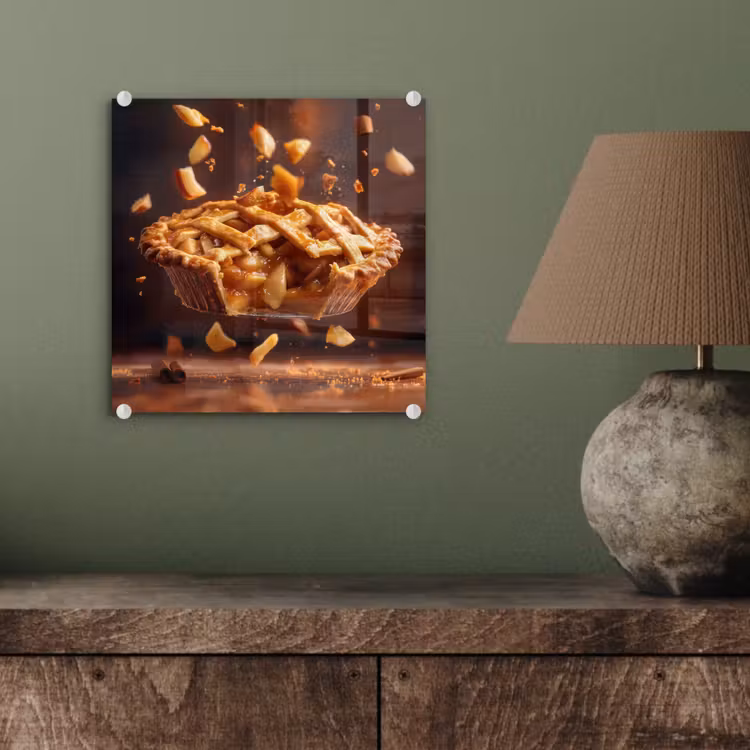 Appel - Taart - Warm - Eten plexiglas 5mm klein -sfeer3