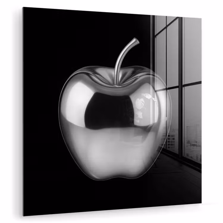 Appel - Metallic - Symmetrisch plexiglas 5mm klein -zzzproduct_nieuw