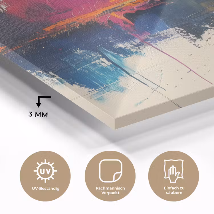 Watercolor - Kunst - Modern plexiglas 5mm klein -wsfeer2_DE