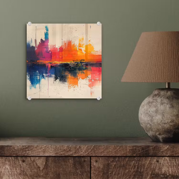 Watercolor - Kunst - Modern plexiglas 5mm klein -sfeer3