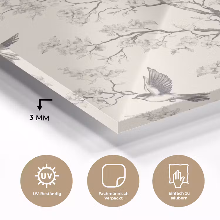 Takken - Vogels - Beige plexiglas 5mm klein 11 -wsfeer2_DE