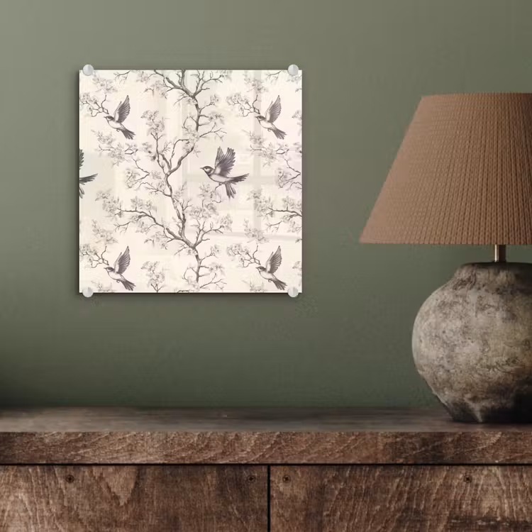 Takken - Vogels - Beige plexiglas 5mm klein 11 -sfeer3