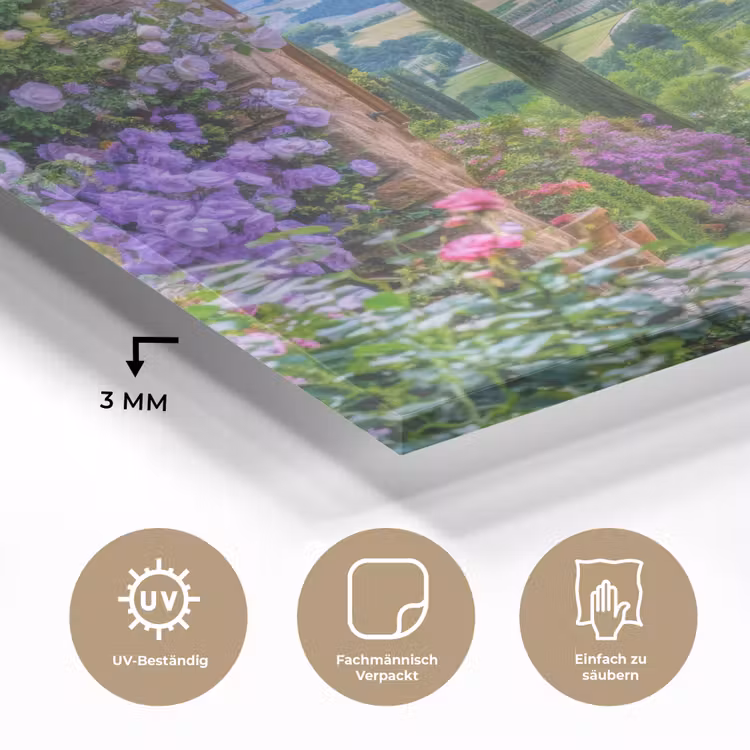 Doorkijk - Toscane - Landschap - Poort plexiglas 5mm klein -wsfeer2_DE