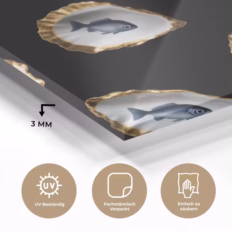 Oesters - Vissen - Blauw - Goud plexiglas 5mm klein -wsfeer2_DE