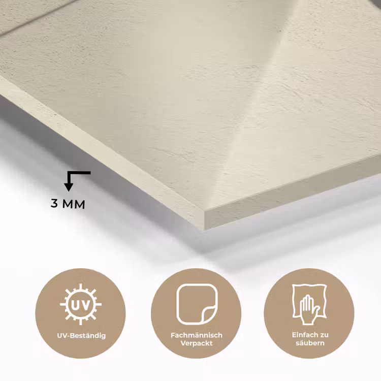 Glasbild - Badeanzug – Schatten – Mauer – Sommer – Minimalistisch - Badpak - Schaduw - Muur - Zomer - Minimalistisch plexiglas 5mm klein