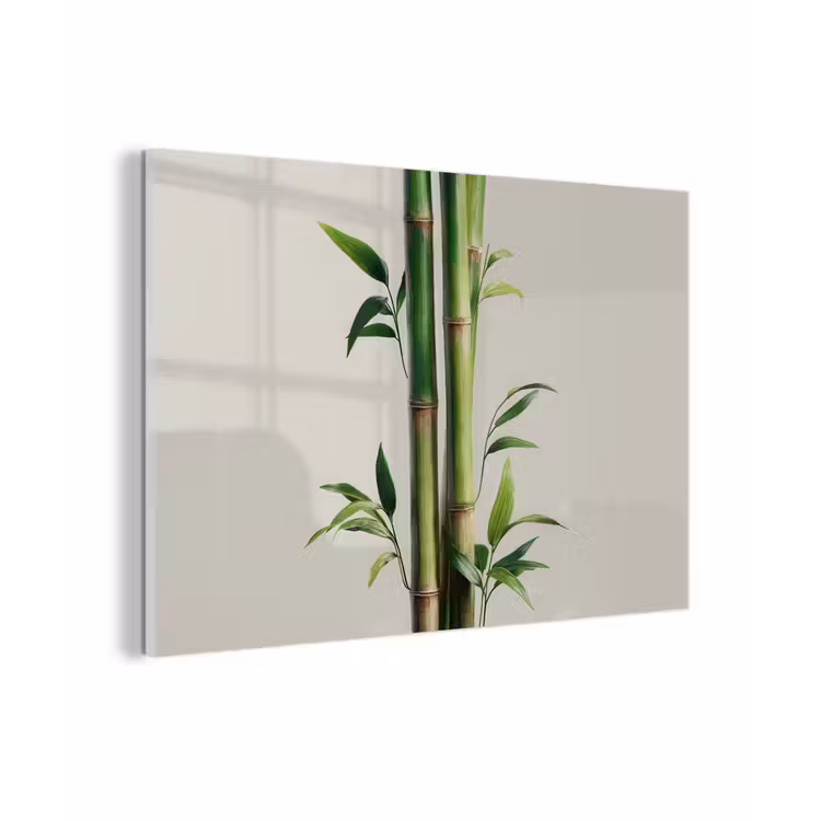 Bamboestengels - Sierlijk - Groen plexiglas 5mm klein -zzzproduct_nieuw