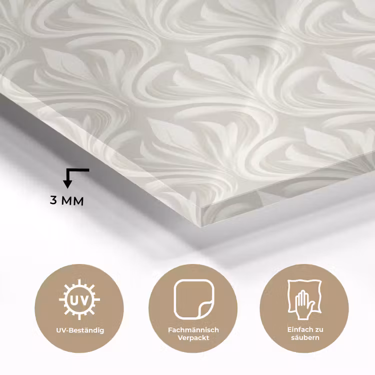 Barok - Patroon - Beige plexiglas 5mm klein 11 -wsfeer2_DE