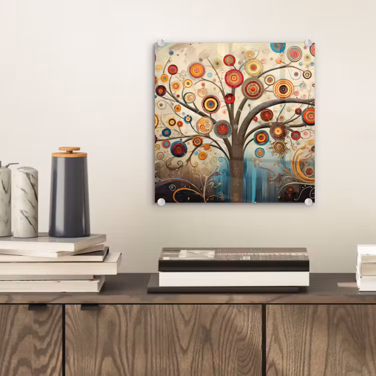 Boom - Tree of life - Kleur plexiglas 5mm klein -sfeer1