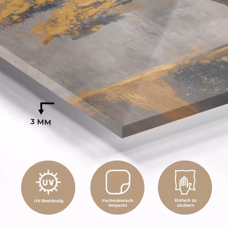 Boom - Bladeren - Goud - Abstract plexiglas 5mm klein -wsfeer2_DE