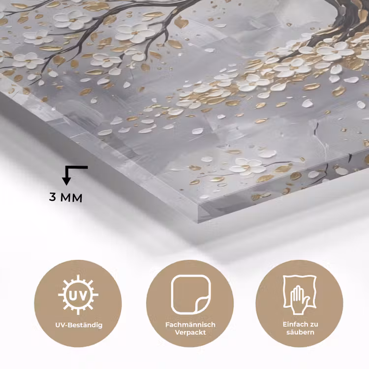 Boom - Bloemen - Natuur - Abstract - Wit plexiglas 5mm klein -wsfeer2_DE