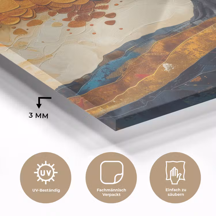 Boom - Natuur - Goud - Modern plexiglas 5mm klein -wsfeer2_DE