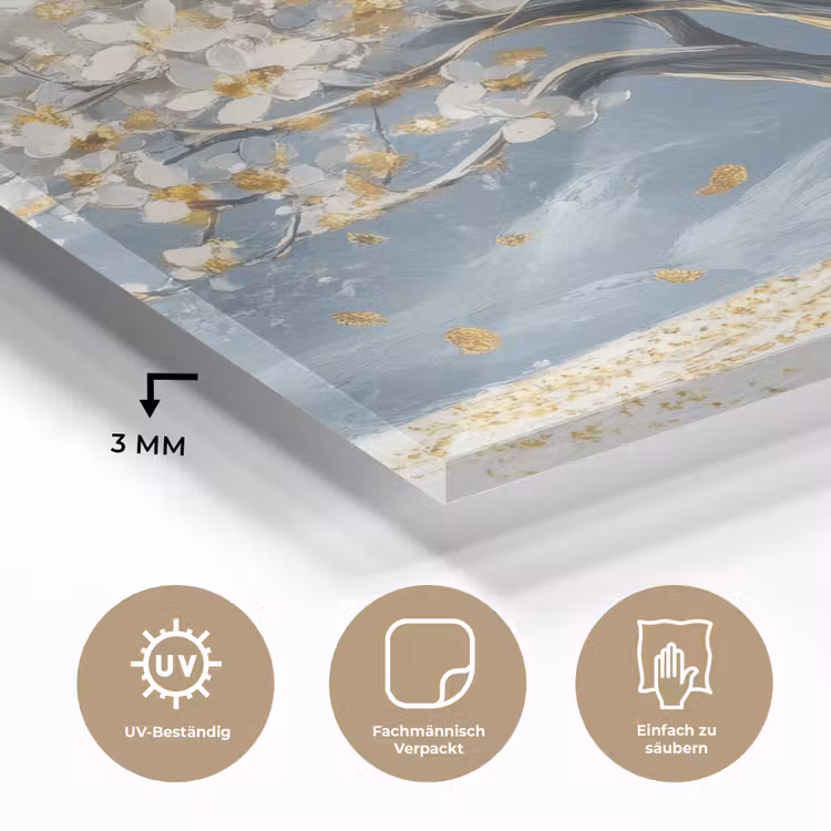 Boom - Winter - Levensboom - Modern - Goud plexiglas 5mm klein -wsfeer2_DE