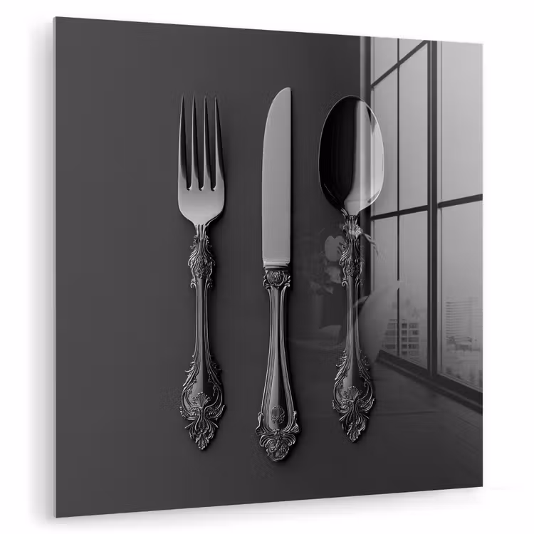 Bestek - Zwart plexiglas 5mm klein -zzzproduct_nieuw