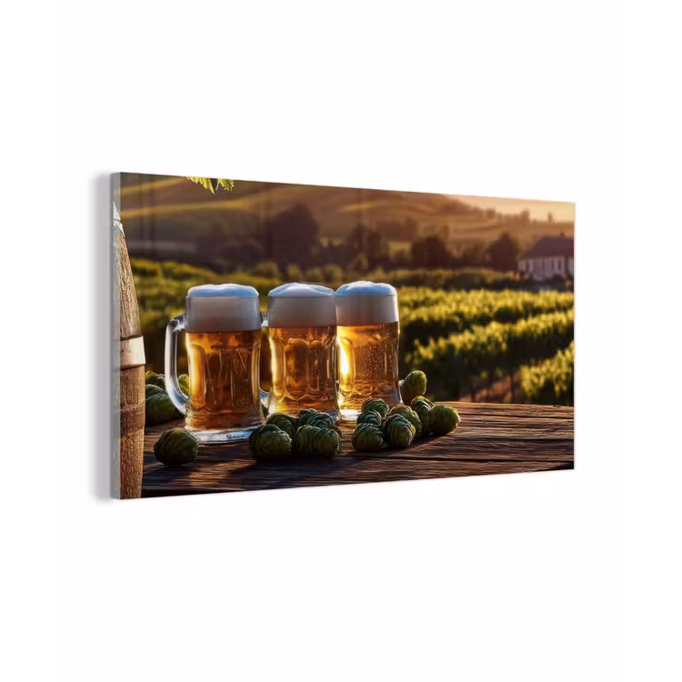 Bier - Hop - Landschap plexiglas 5mm klein -z3d