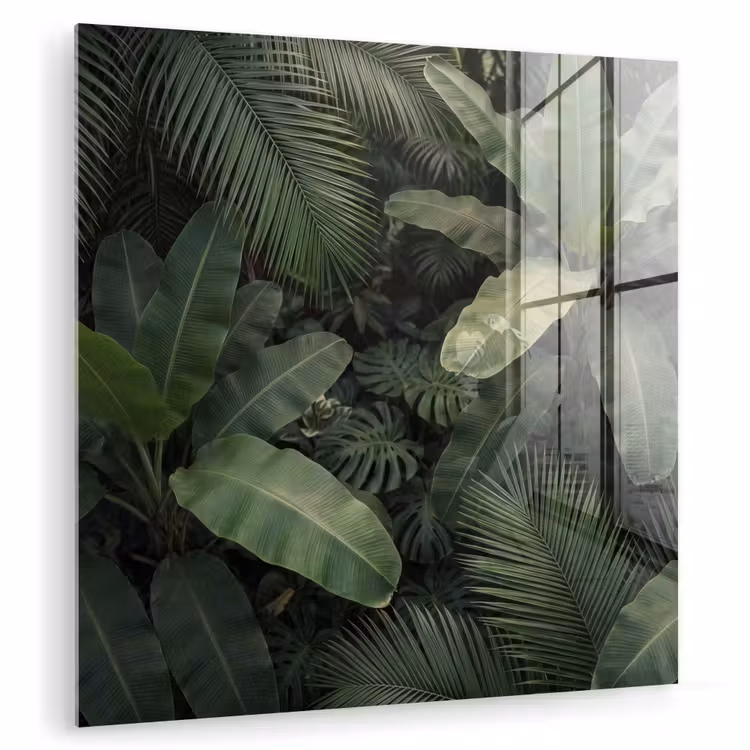 Bladeren - Groen - Tropisch - Natuur plexiglas 5mm klein -zzzproduct_nieuw