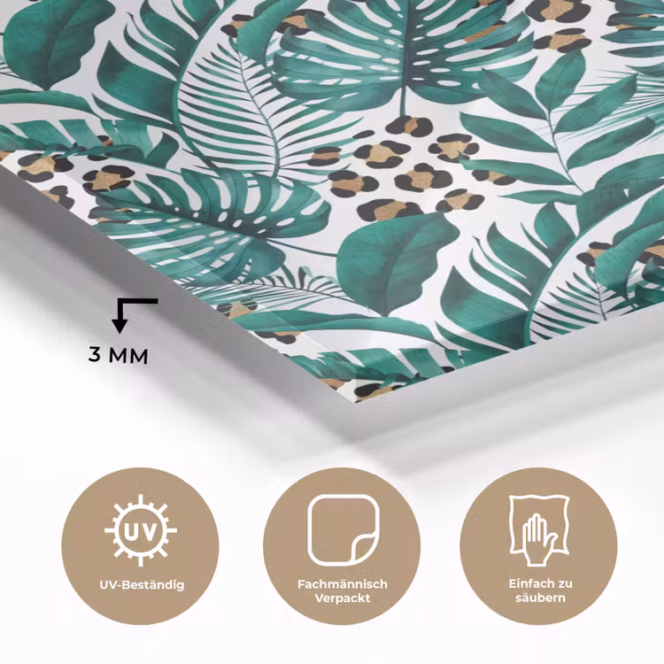 Bladeren - Tropisch - Jungle plexiglas 5mm klein -wsfeer2_DE