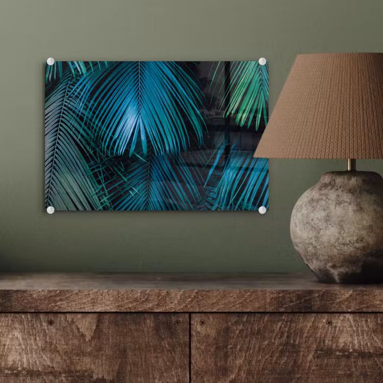Bladeren - Tropisch - Jungle - Natuur plexiglas 5mm klein -sfeer3