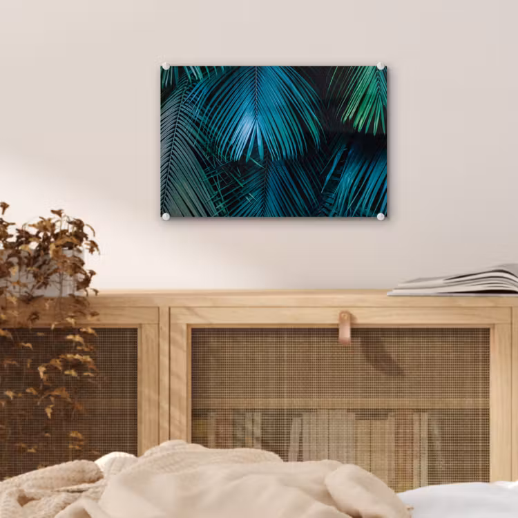 Bladeren - Tropisch - Jungle - Natuur plexiglas 5mm klein -sfeer4