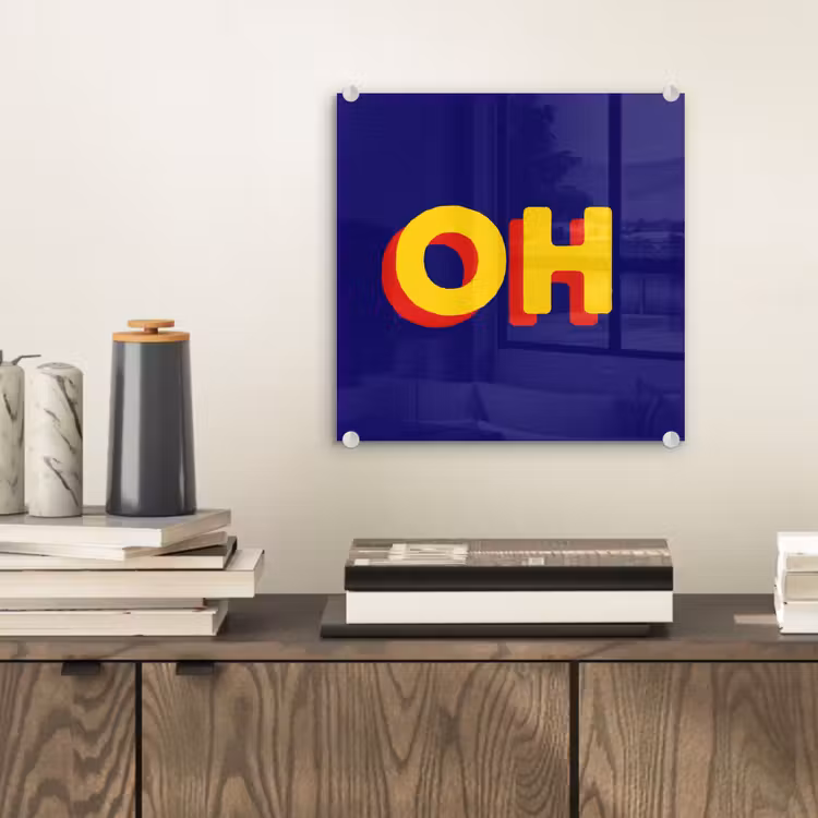 Blauw - Geel - OH - Schaduw plexiglas 5mm klein -sfeer1
