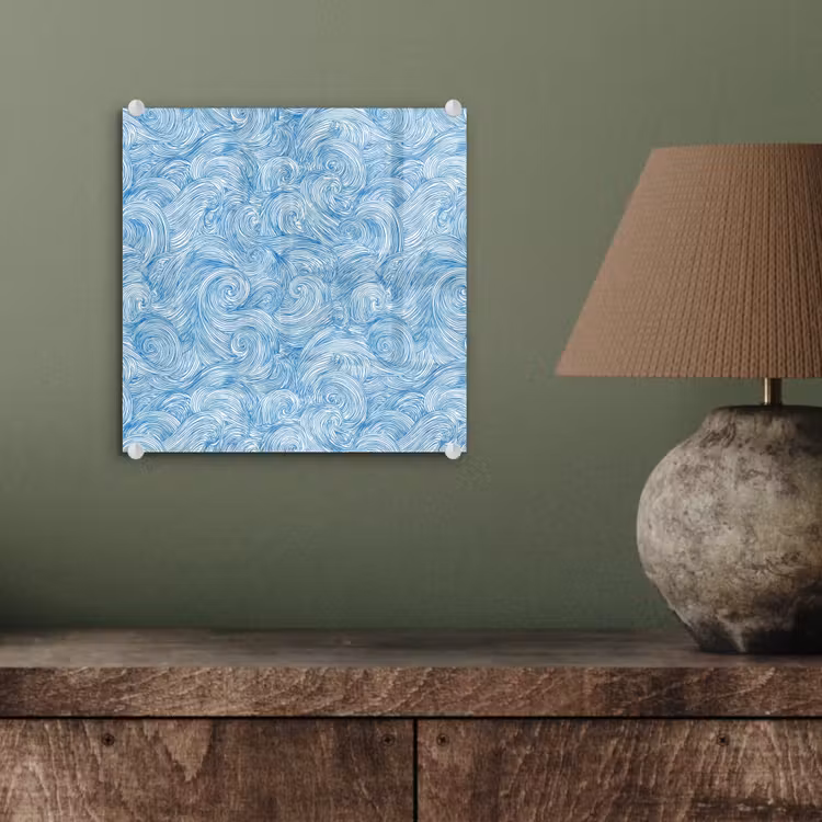 Blauw - Wit - Spiraal - Golven - Lijnen plexiglas 5mm klein 11 -sfeer3
