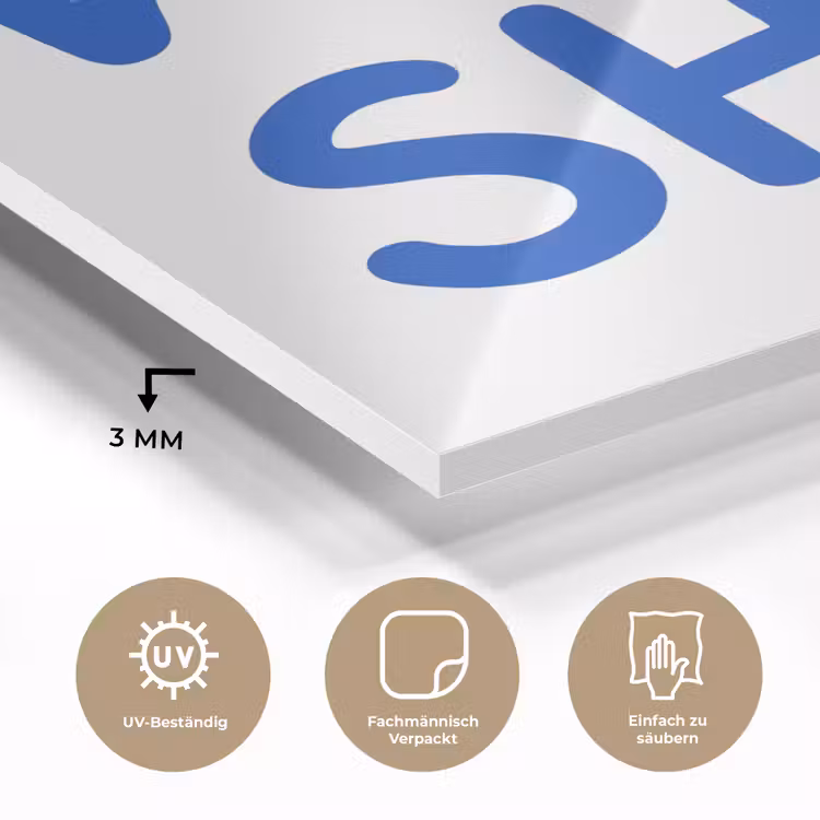 Blauw - Quote - Wit plexiglas 5mm klein -wsfeer2_DE