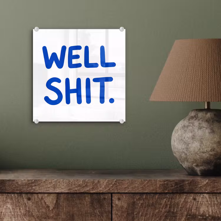 Blauw - Quote - Wit plexiglas 5mm klein -sfeer3