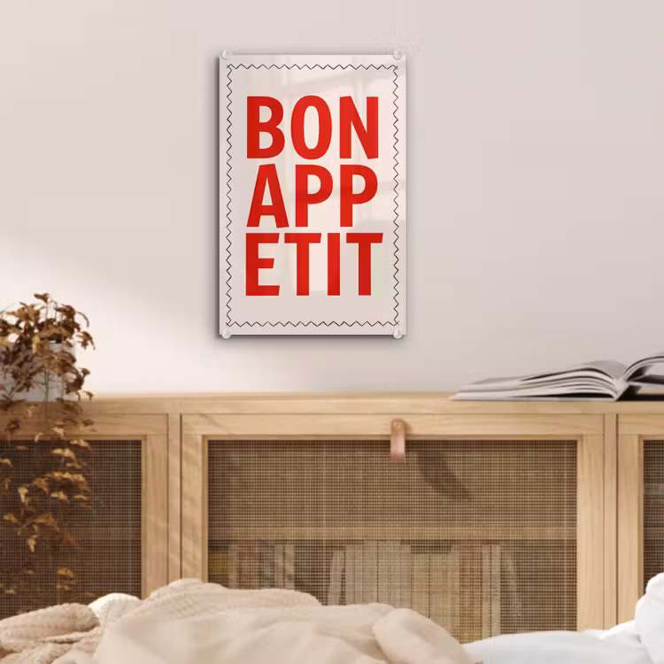 Blokletters - Rood - Kartelrand plexiglas 5mm klein -sfeer4