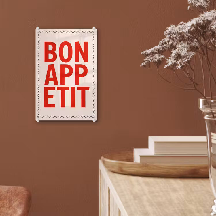 Blokletters - Rood - Kartelrand plexiglas 5mm klein -sfeer5