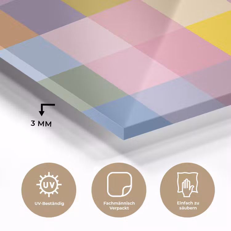 Blokken - Vierkant - Patroon - Gekleurd plexiglas 5mm klein -wsfeer2_DE