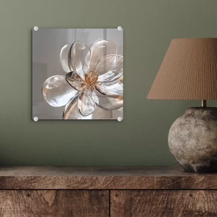 Bloem - Glazen - Doorzichtig plexiglas 5mm klein -sfeer3