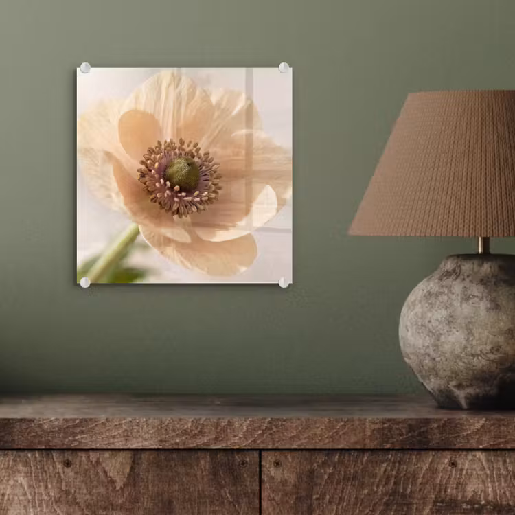 Bloem - Minimalistisch - Groen plexiglas 5mm klein -sfeer3