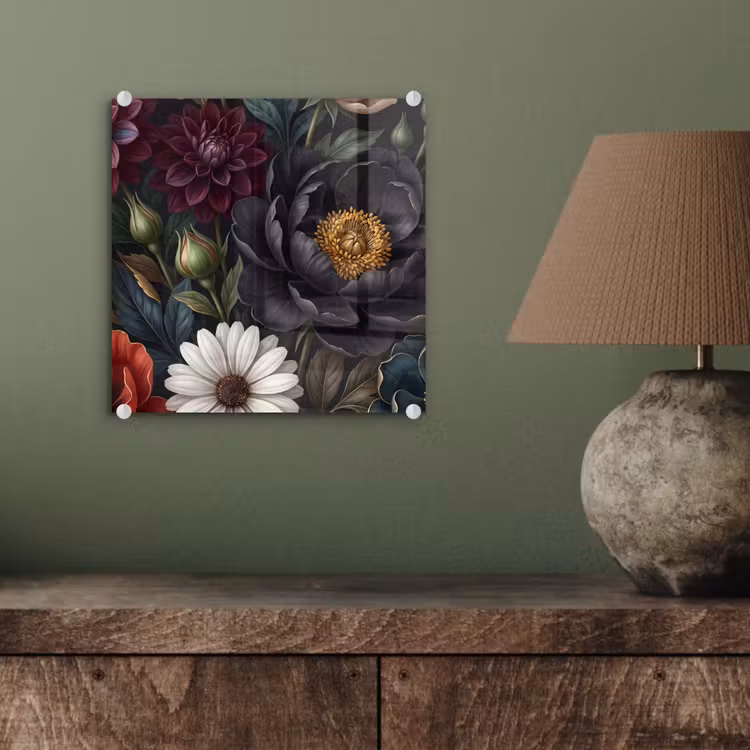 Bloemen - Boeket - Natuur - Klassiek - Weelderig plexiglas 5mm klein -sfeer3