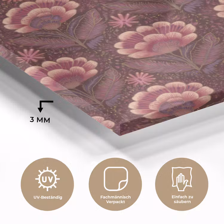 Bloemen - Waaier - Paars plexiglas 5mm klein 11 -wsfeer2_DE
