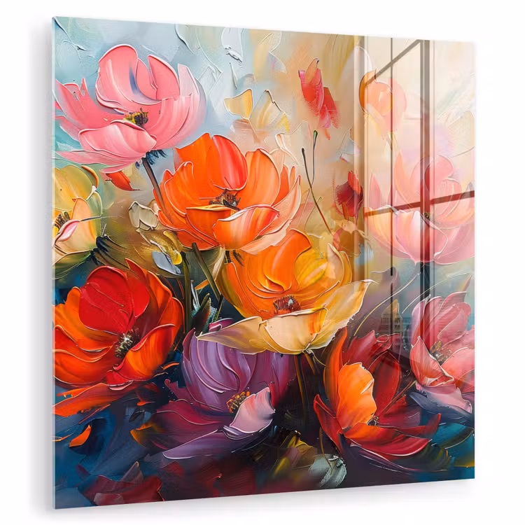 Bloemen - Kunst - Watercolor - Botanisch plexiglas 5mm klein -zzzproduct_nieuw