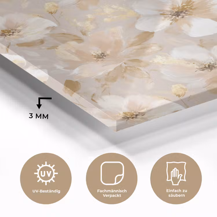 Bloemen - artistiek - Goud plexiglas 5mm klein 11 -wsfeer2_DE