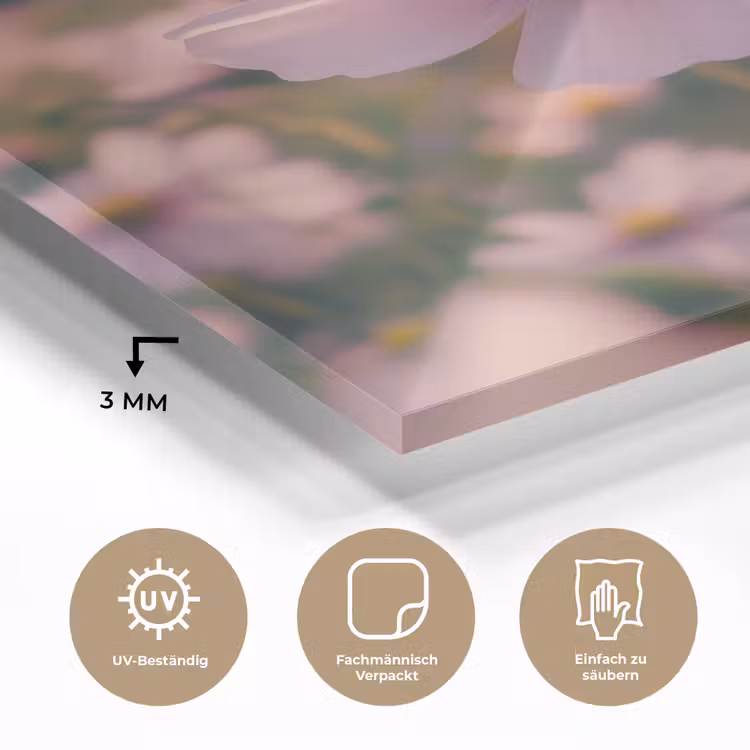Bloemen - Paars - Wazig plexiglas 5mm klein -wsfeer2_DE