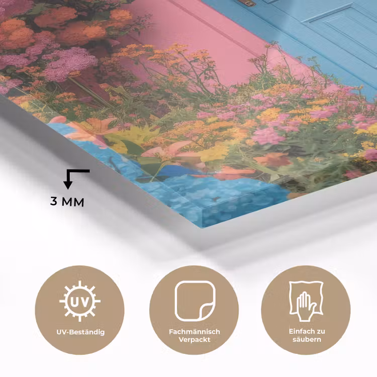 Bloemen - Deur - Roze plexiglas 5mm klein -wsfeer2_DE