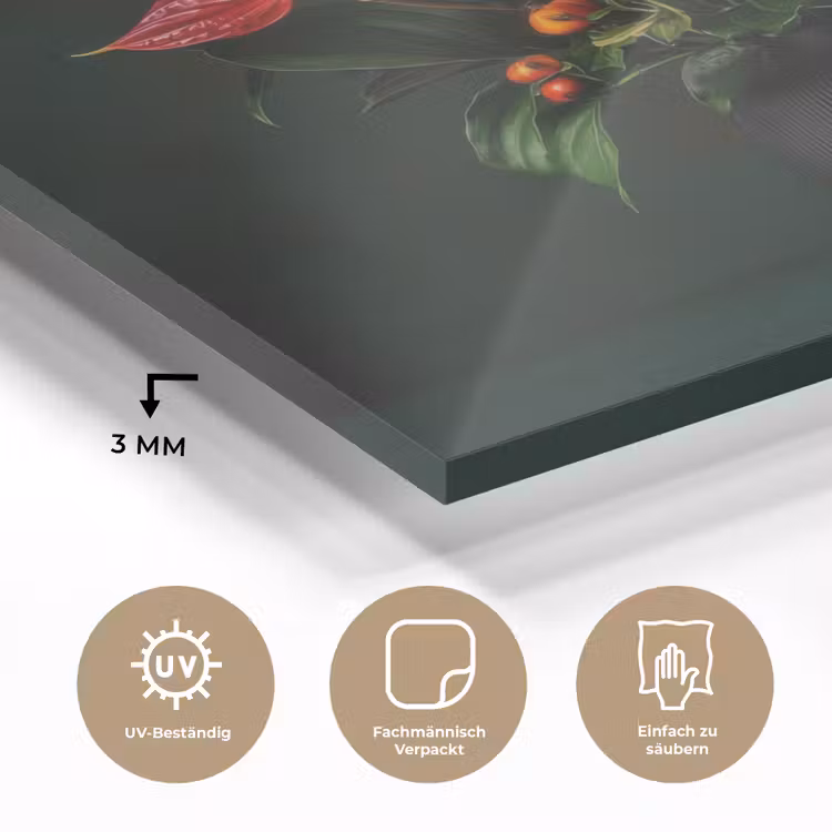 Bloemen - Vaas - Zwart plexiglas 5mm klein -wsfeer2_DE