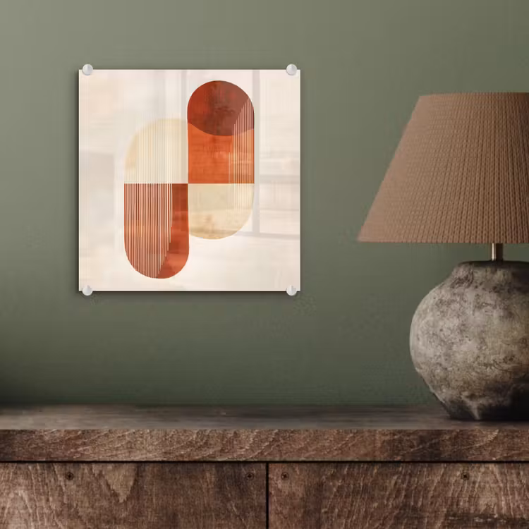 Bogen - Beige - Vormen plexiglas 5mm klein -sfeer3