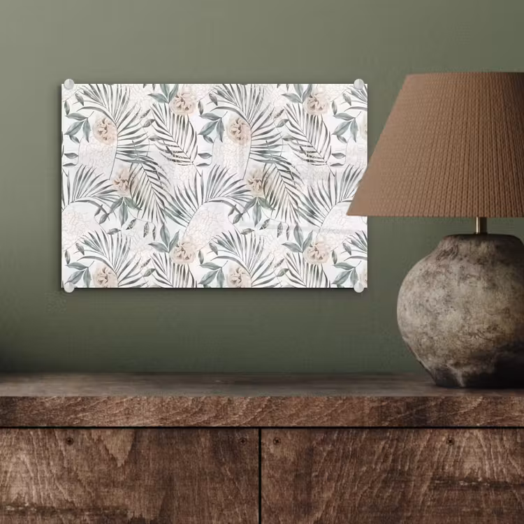 Bohemian - Bladeren - Bloemen - Tropisch plexiglas 5mm klein -sfeer3